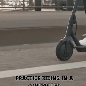 Practice riding in a controlled environment before hitting busy streets.