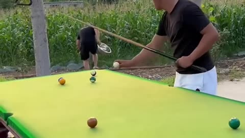 Funny pool video