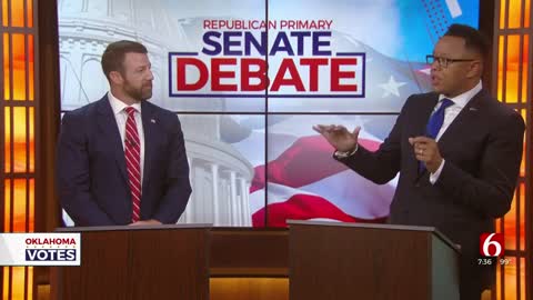 Oklahoma Republican Senate candidates argue whether Ukraine funding went to country