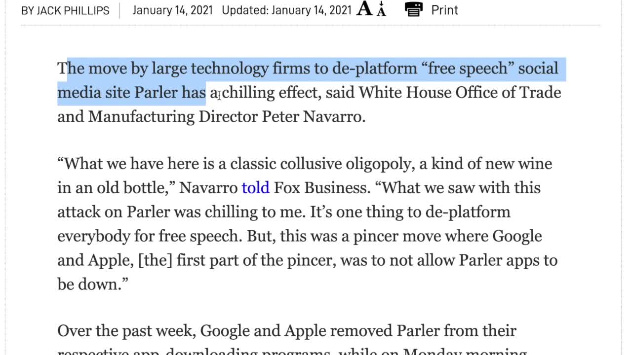 Tech Bullies - Amazon, Apple, Google and Twitter