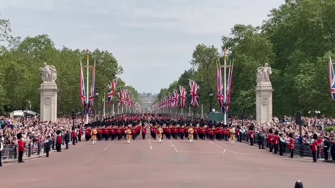 King Charles III rides on horseback for 'Trooping the Colour' birthday parade