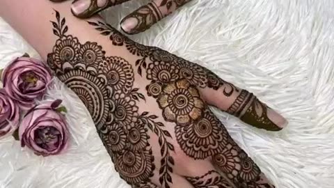 Beautiful mehndi design