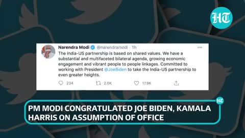 Watch: Joe Biden takes oath as 46th US President, PM Modi congratulates