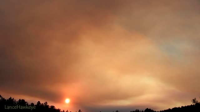 Skylapse Cam | Video Set 033 | 23 to 1 - Smoky Sunset