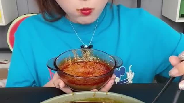 ASMR Mukbang Eating, Delicious Food Eating, Asian Primitive Eating show #shorts #AsmrEating (12)