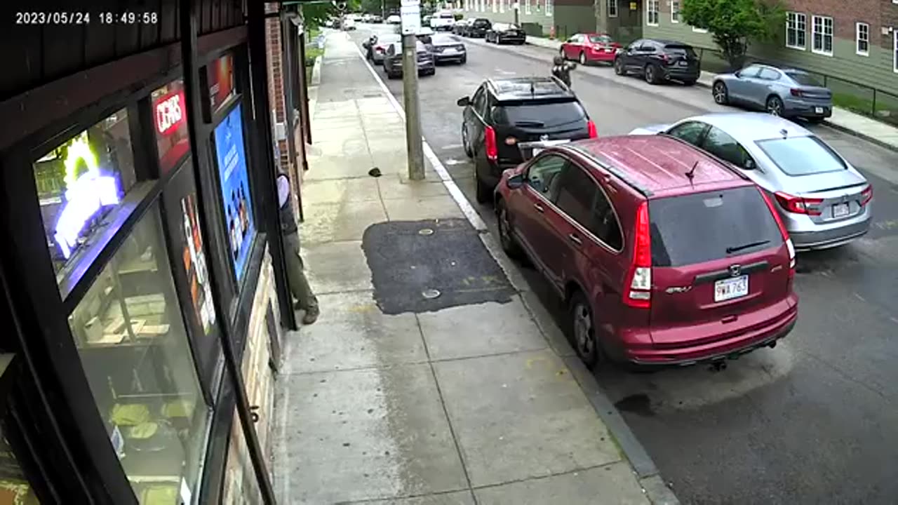 Shooting in broad daylight