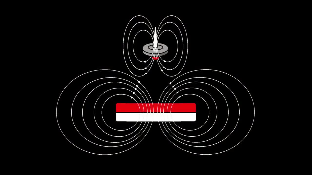 Levitating magnetic spinning top 'Levitron'
