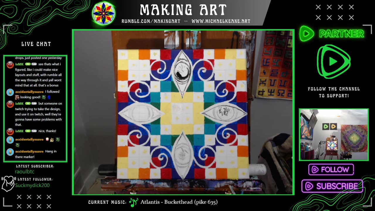 Live Painting - Making Art 2-20-24 - Painting & Chill