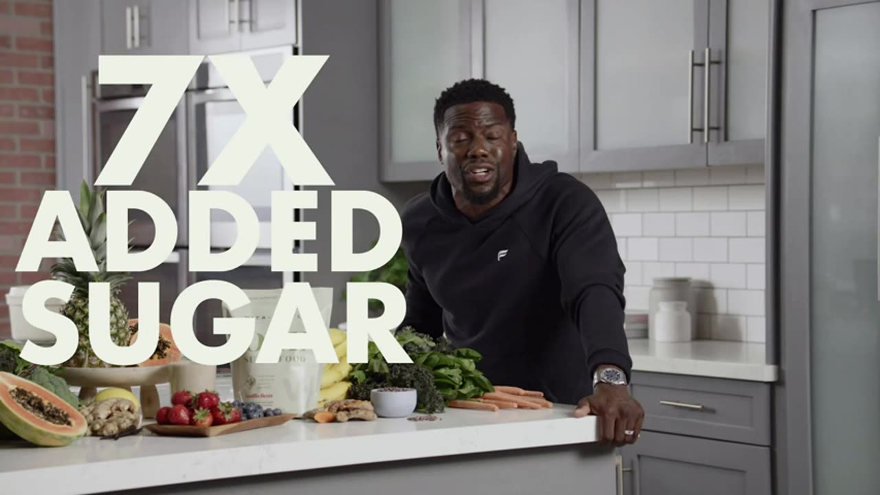 VitaHustle ONE Superfood Protein Powder & Greens Shake by Kevin Hart, 20G Vegan Protein,