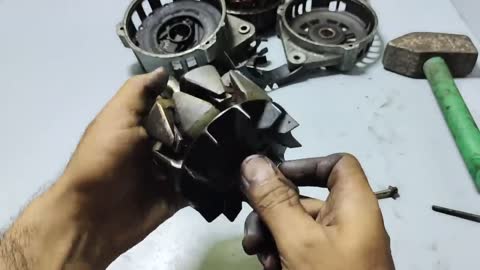 How to add magnets to a car alternator