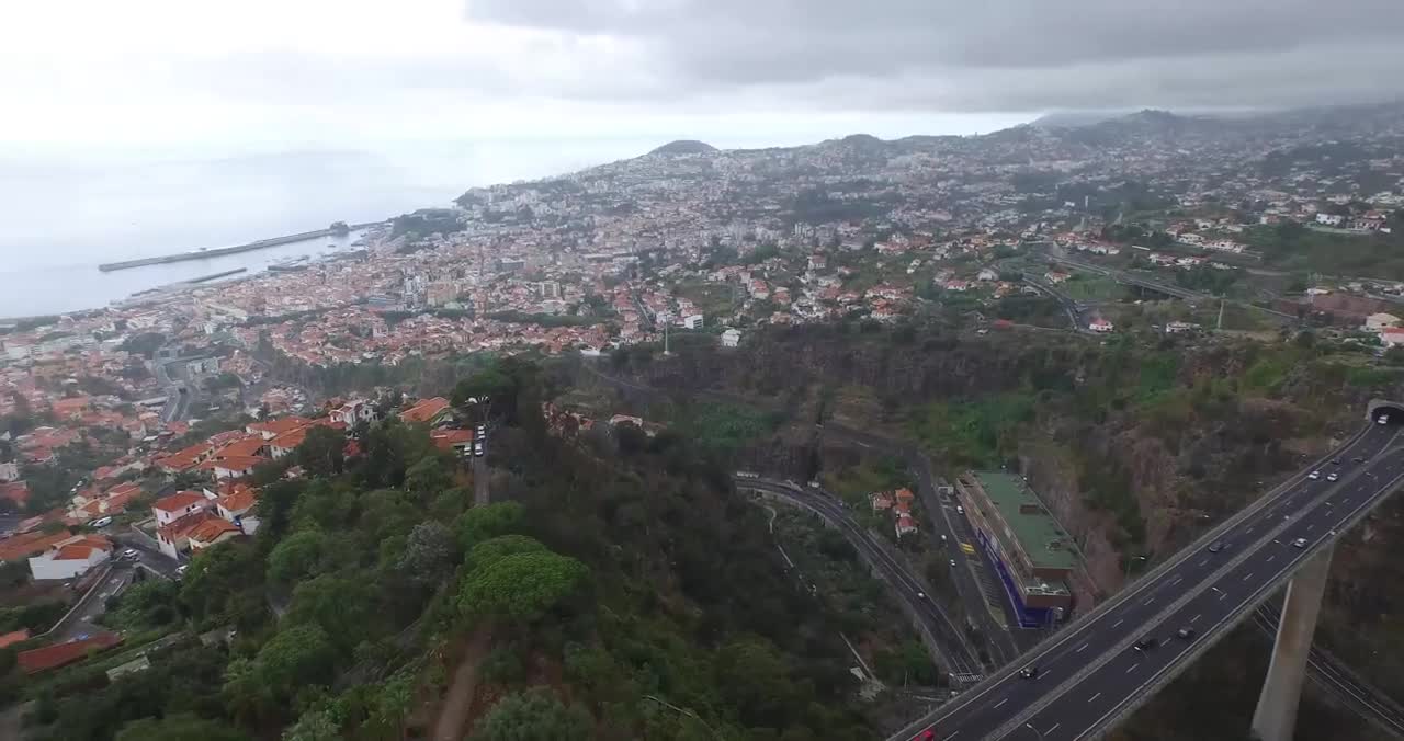 jardim botanico madeira drone 4k