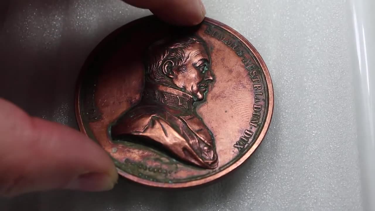 Austria Medal The Victory of Count Radetzky in Italy 1848_1849 J. M Scharff
