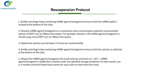 MicroRNA Agomir