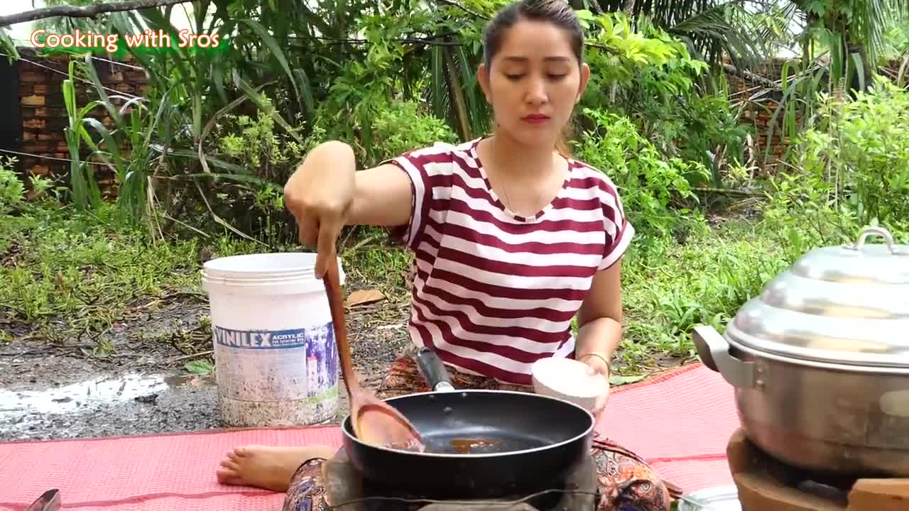 Yummy Crispy Pork Frying Recipe - Crispy Pork Cooking - Cooking With Sros