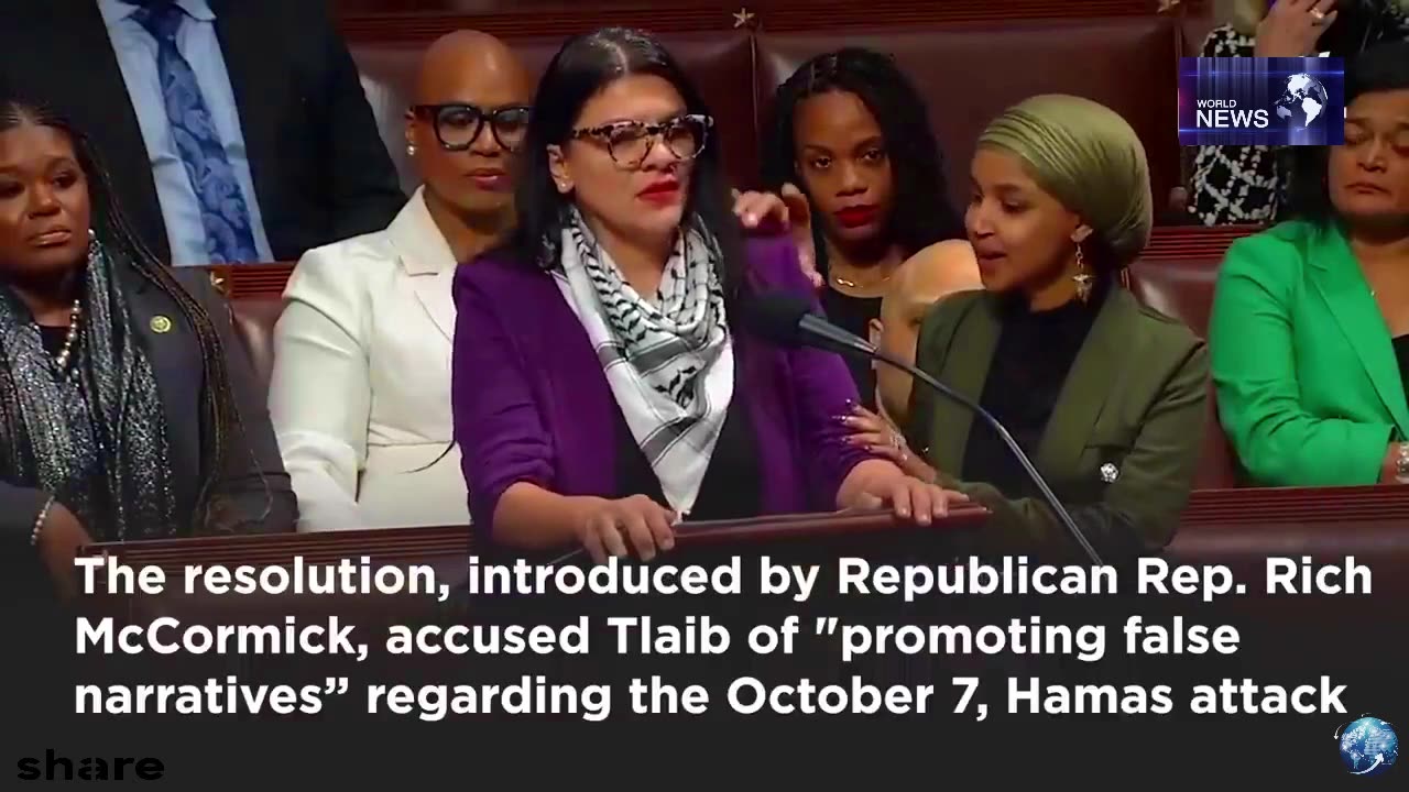 US House Censures Palestinian American Lawmaker Rashida Tlaib Over Israel-Hamas War Comments | Gaza