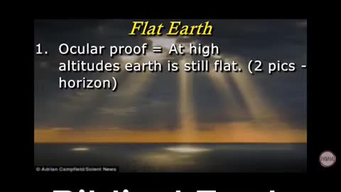 Pastor tells it how it is...BIBLICAL earth