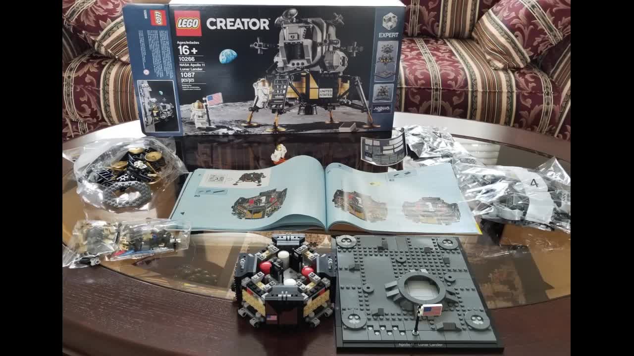 Review: LEGO Creator Expert NASA Apollo 11 Lunar Lander 10266 Building Kit (1,087 Pieces)