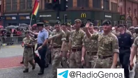 British Army in Manchester.