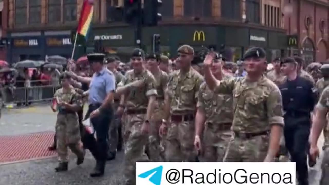 British Army in Manchester.