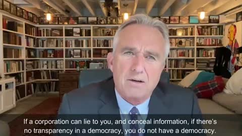 Robert F kennedy Jr. Very important message to We The People