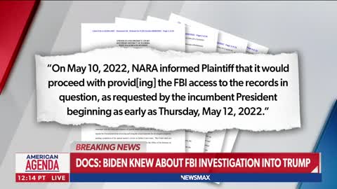 Special master grant doc catches Biden in lie about FBI-Trump investigation