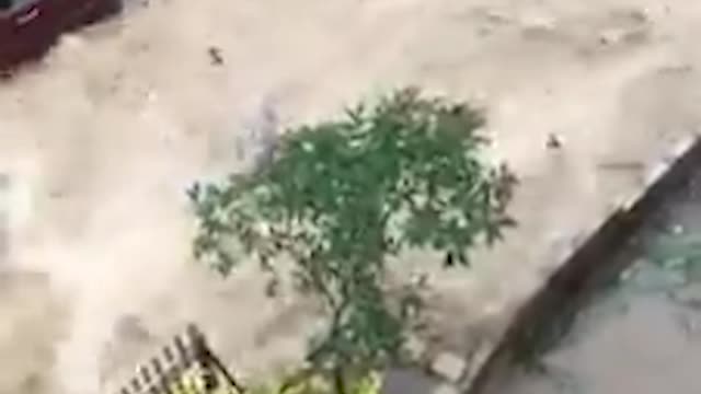 Delivery Driver Washed Away by Torrential Rain!
