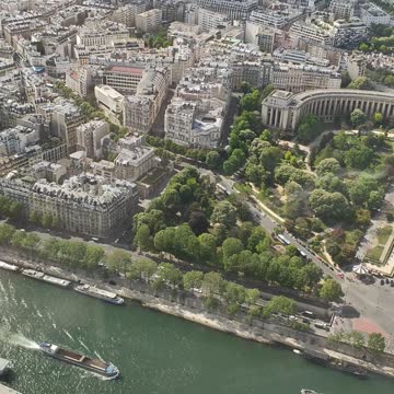View from the top of Eiffel Tower, Paris