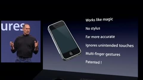 Steve Jobs introduces iPhone in 2007