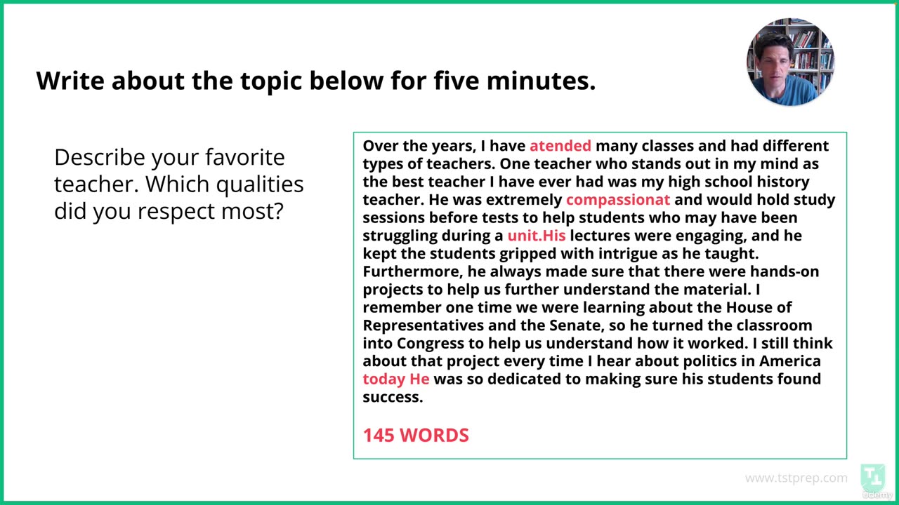 39 Writing Sample Question Guide