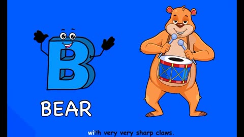 Phonics Letter B Poem song | Learning Videos For Toddlers | Cartoon Videos For Children