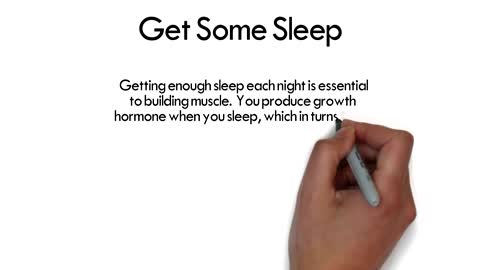 Sleep - Muscle Building & male health and wellness