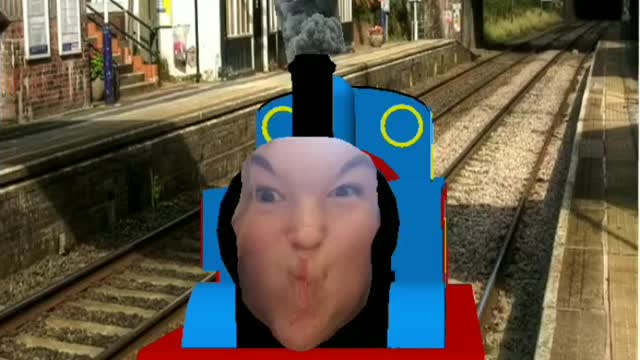 Human Thomas the train