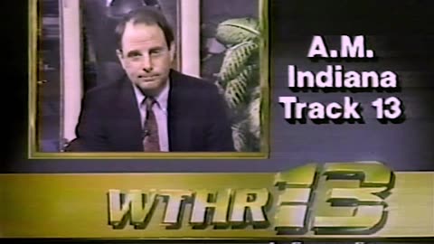 November 22, 1987 - Dick Wolfsie 'A.M. Indiana Track 13' Bumper