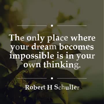 The Only Place Where Your Dream Becomes Impossible