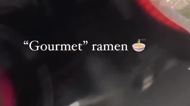 Aubrey Gourmet Ramen Showing Food