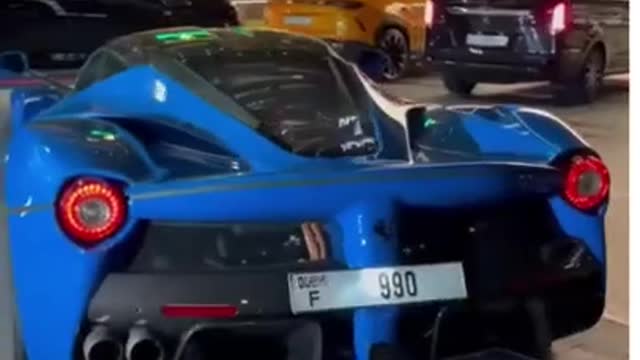 Latest blue car short video