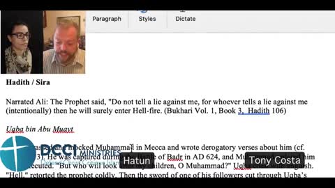 Live with Tony Costa -Why Islam cannot stand criticism
