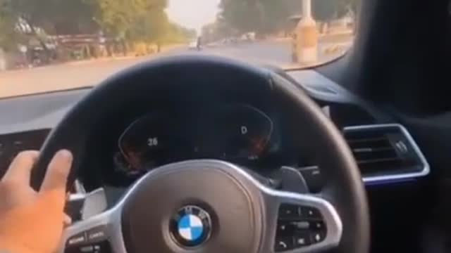 BMW car long drive video