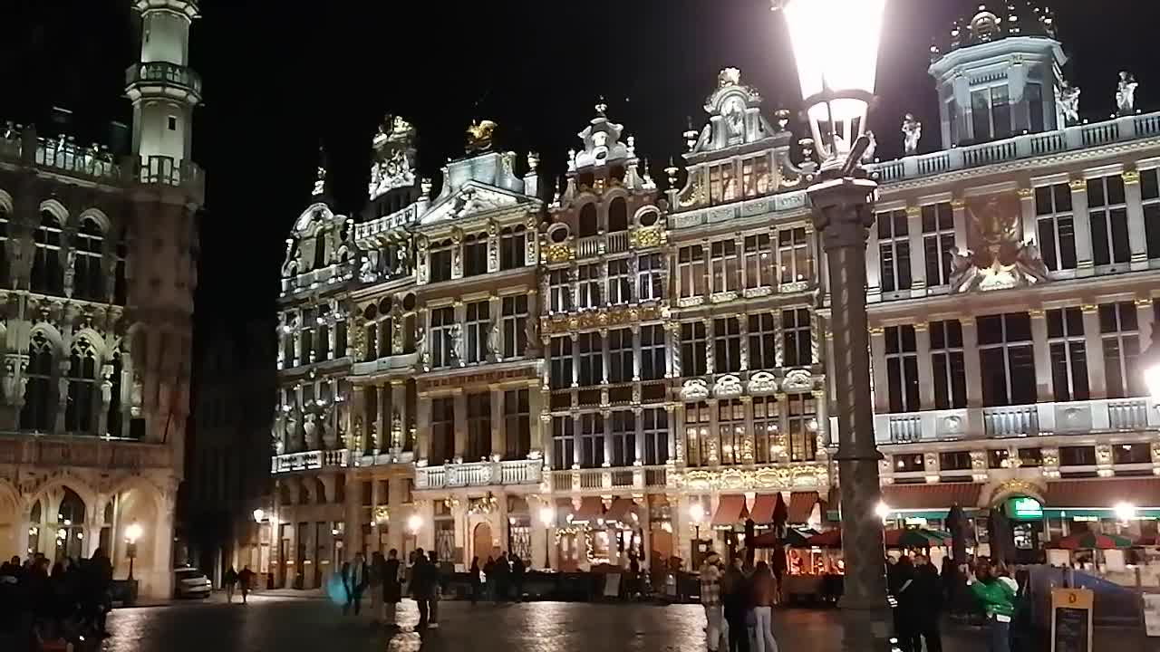 centre ville bruxel. grand-place bruxeles