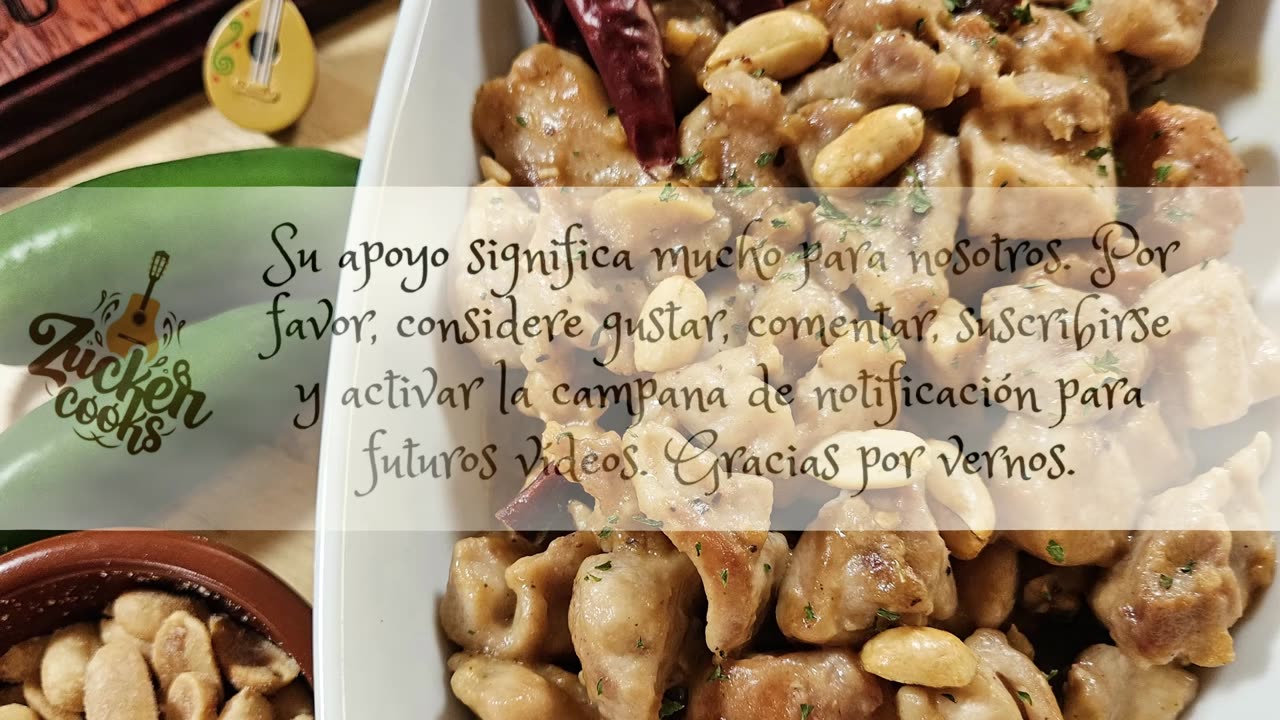 Pollo Picante con Mantequilla de Cacahuetes #cocinaencasa