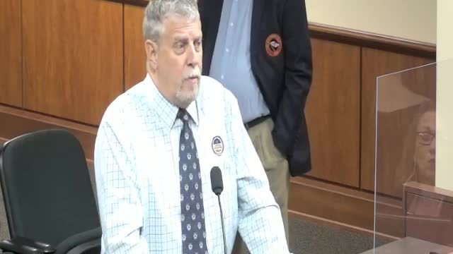 Jack defending the Citrus Sheriffs budget before the BOCC