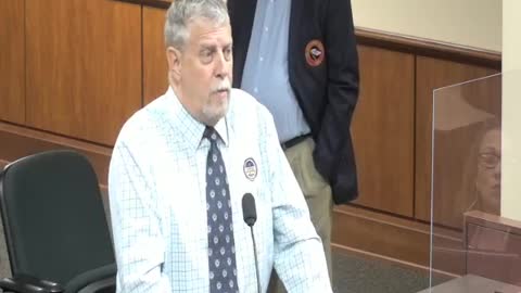 Jack defending the Citrus Sheriffs budget before the BOCC