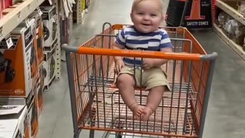 Funny confusing baby