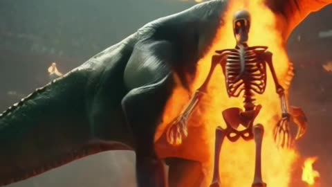 Beasts vs Flame Skeleton