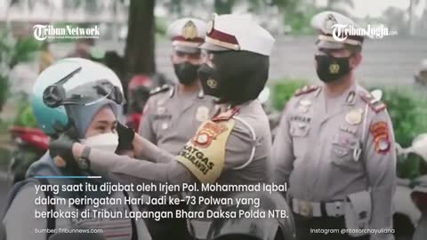 Polwan cantik yang terseret kasus pembunuhan