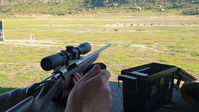 Tikka T3x 223 at the range