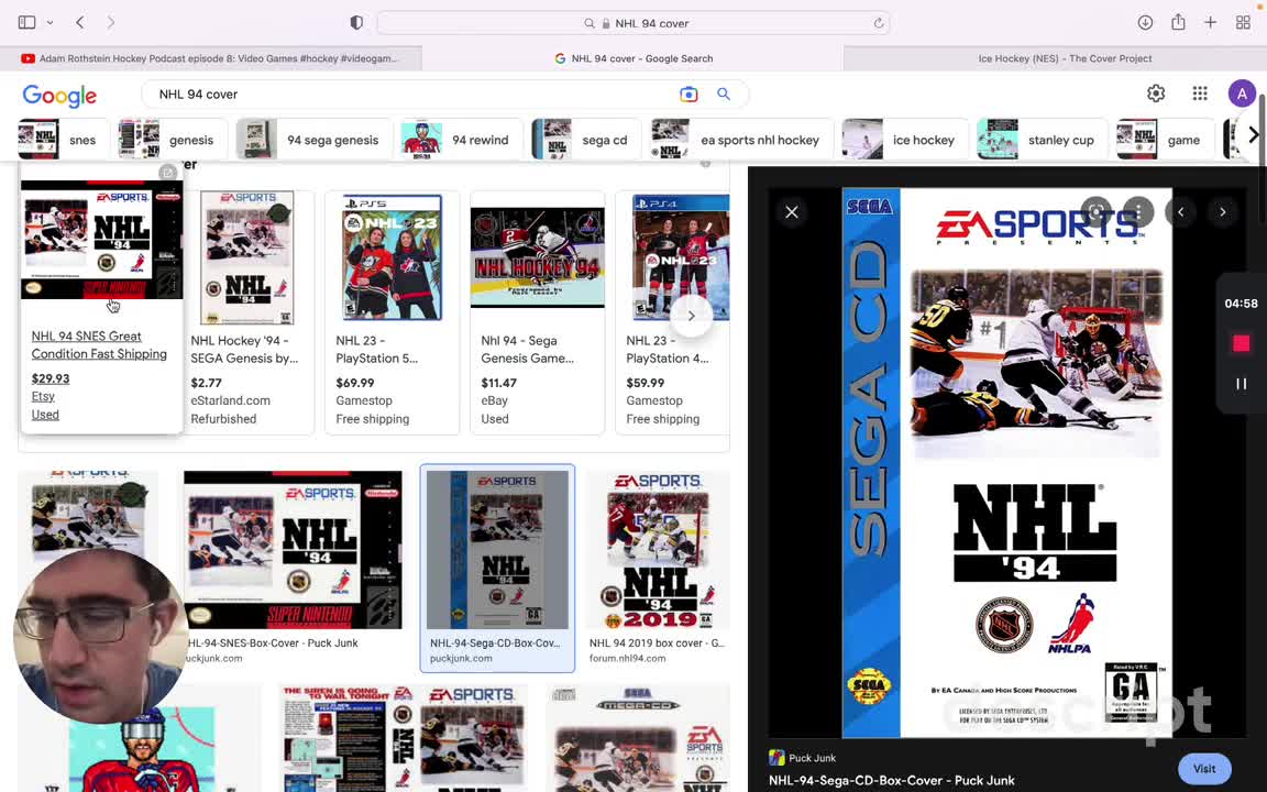 Hockey Video Game Cover Reactions