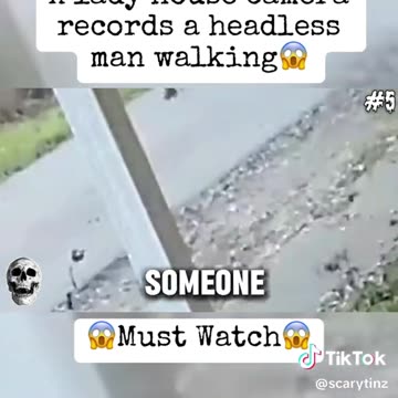 Headless man walking