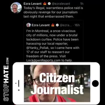 illegal, warrantless police raid is revenge for journalism