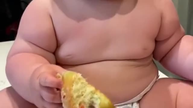 Cute chubby baby - Funny video